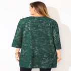 Black Label Metallic Cardigan image number null