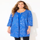 Black Label Metallic Cardigan image number null