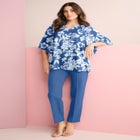 Plus Size Classic Bend Over&reg; Structured Straight Leg Pull-On Pant image number null