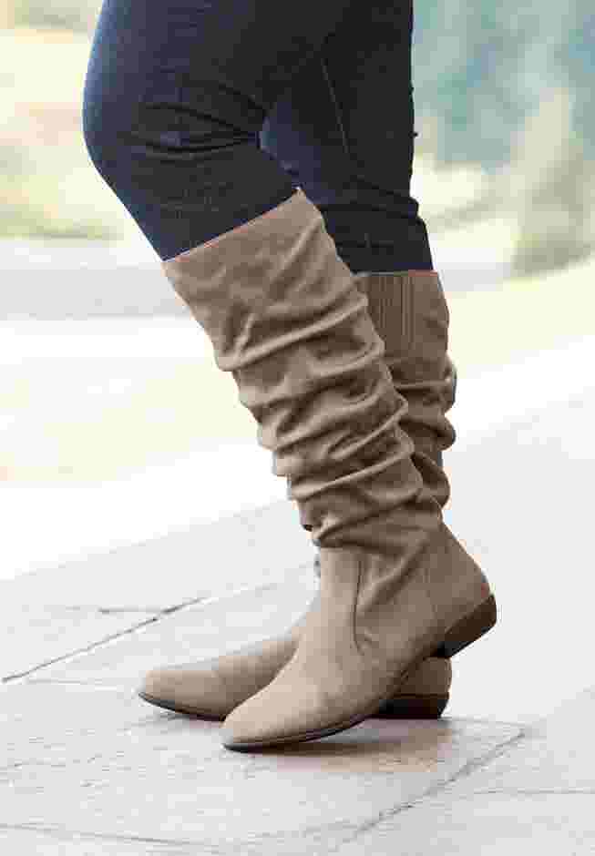 The Shelly Tall Wide Calf Boot By Comfortview image number 10