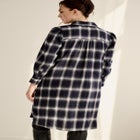 Flannel Button-Front Mega Tunic image number null