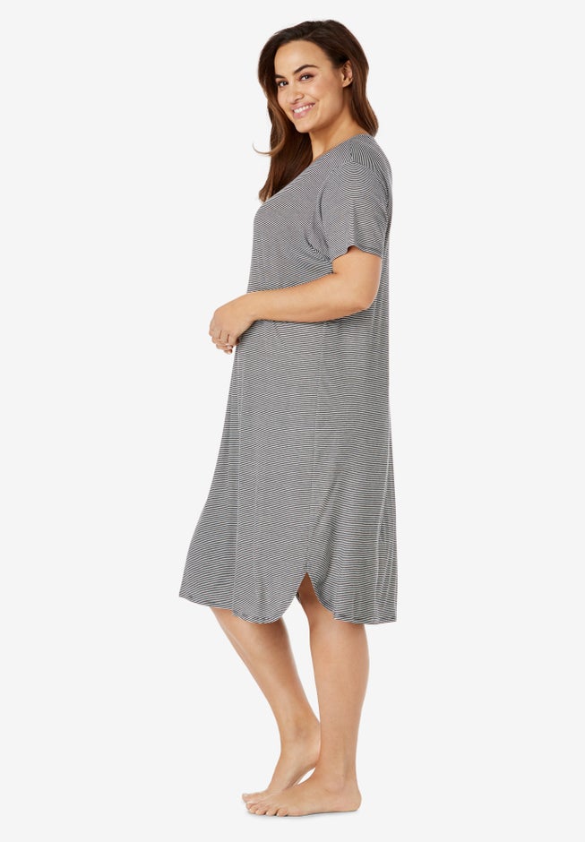 Ribbed Sleepshirt  image number 2