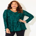 Flocked Mesh Tunic image number null