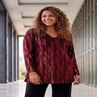 Flocked Mesh Tunic image number 0