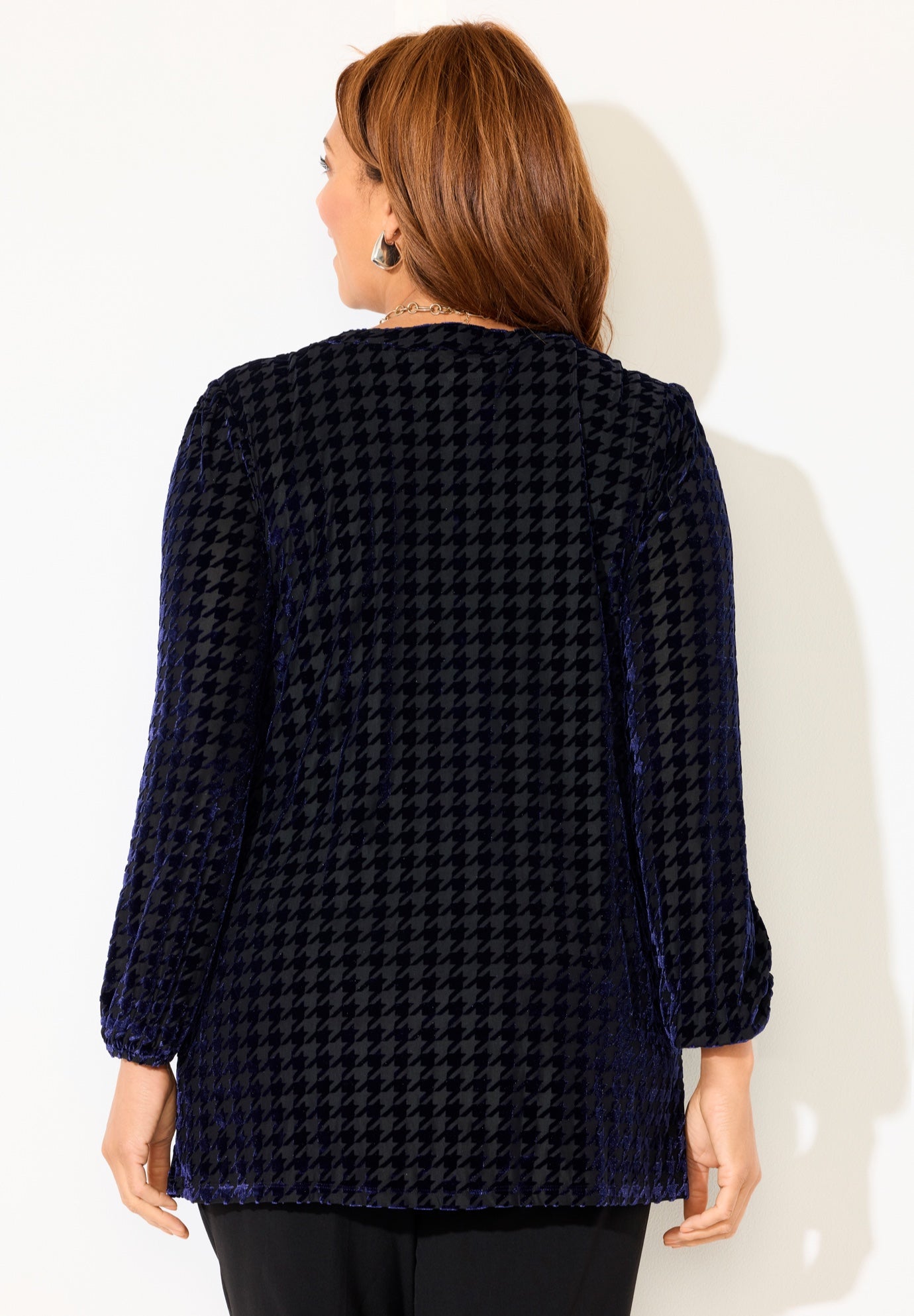 Velvet Peasant Tunic image number 1