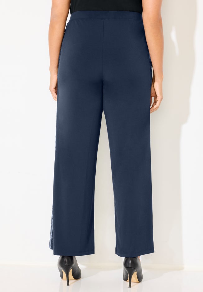 Sequin Stripe Pant image number 2