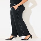 Sequin Stripe Pant image number null