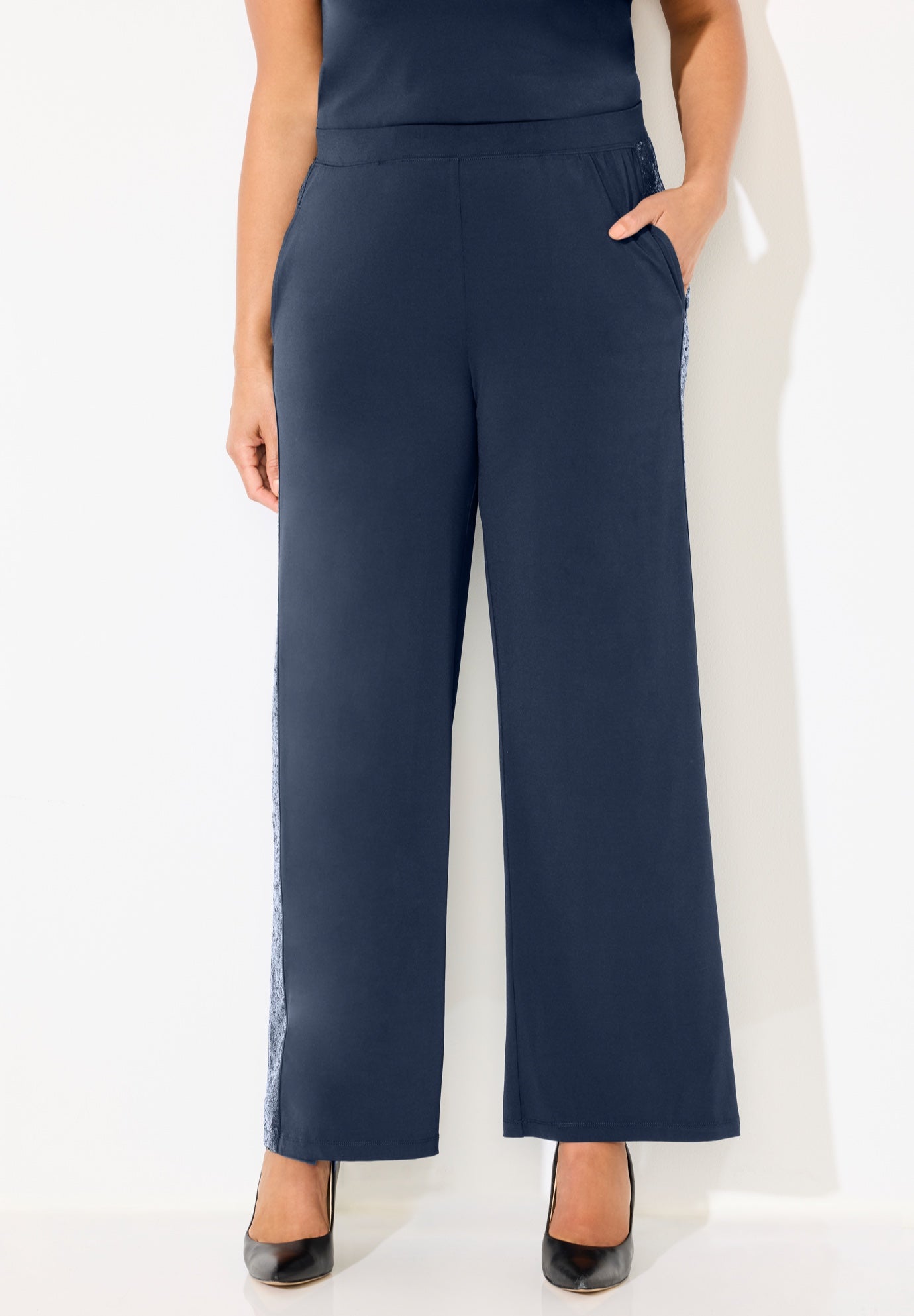 Sequin Stripe Pant image number 1