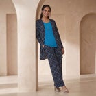 Everyday Stretch Knit Wide Leg Pant image number null