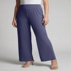 Everyday Stretch Knit Wide Leg Pant image number null