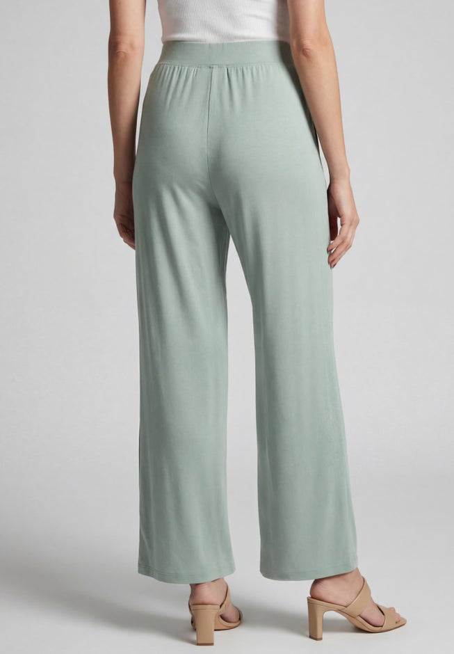 Everyday Stretch Knit Wide Leg Pant image number 1