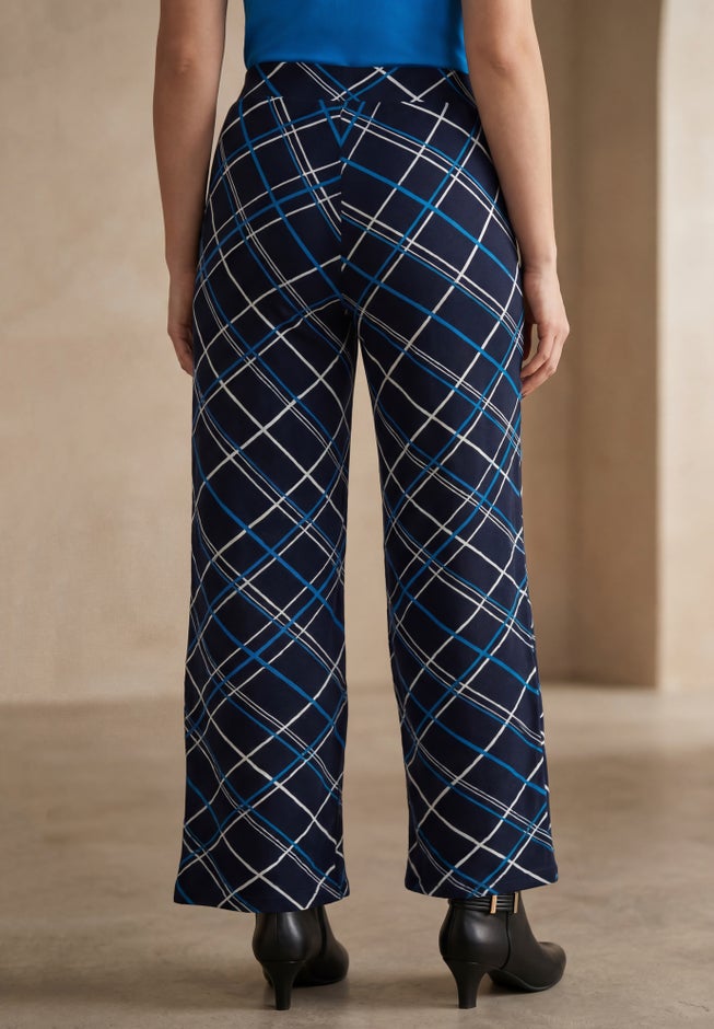 Everyday Stretch Knit Wide Leg Pant image number 1