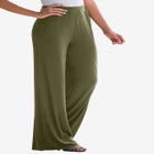 Everyday Stretch Knit Wide Leg Pant image number null