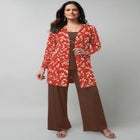 Everyday Stretch Knit Wide Leg Pant image number null