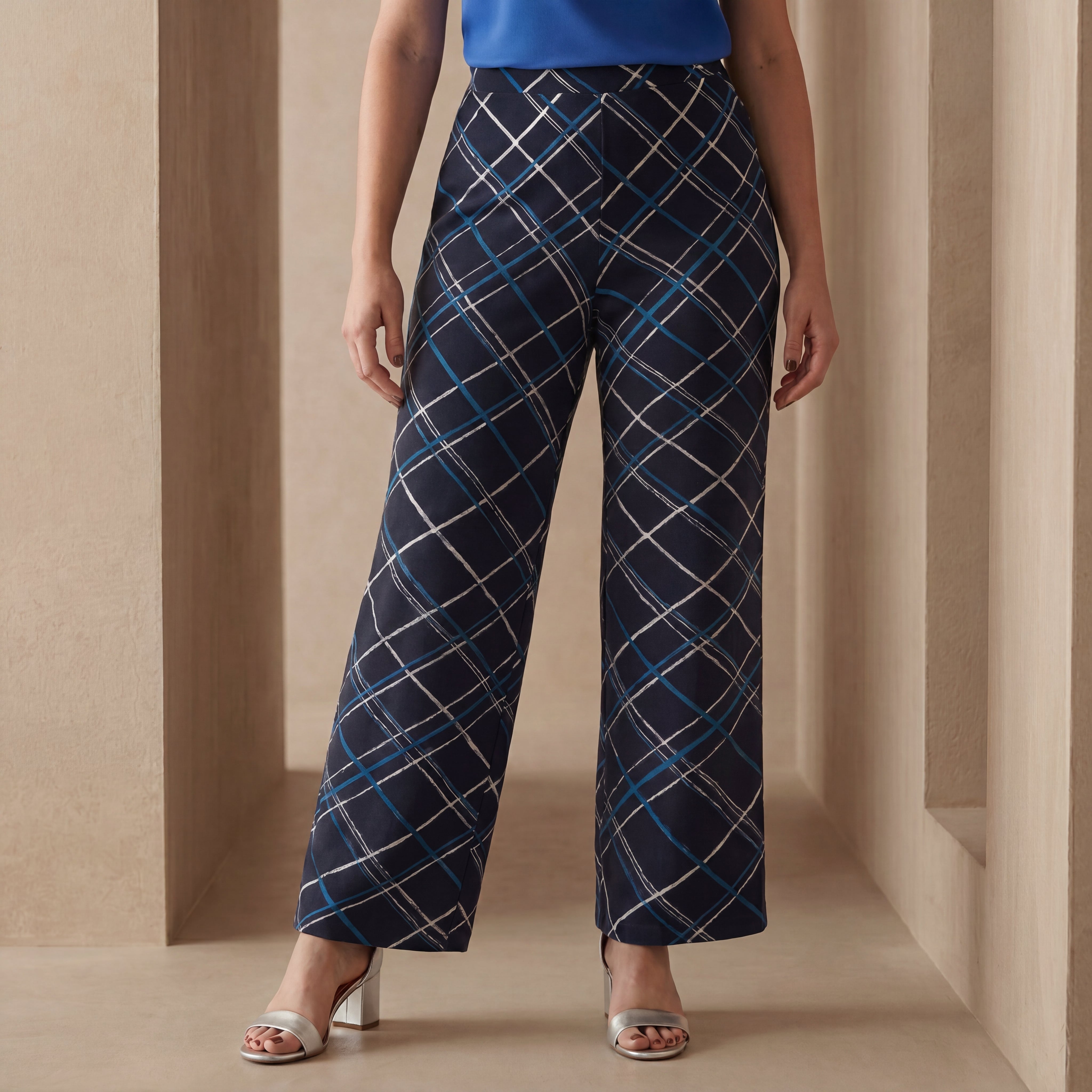 Everyday Stretch Knit Wide Leg Pant image number 0