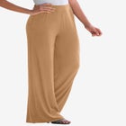 Everyday Stretch Knit Wide Leg Pant image number null