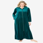 Dreams & Co® Hooded Velour Robe image number null