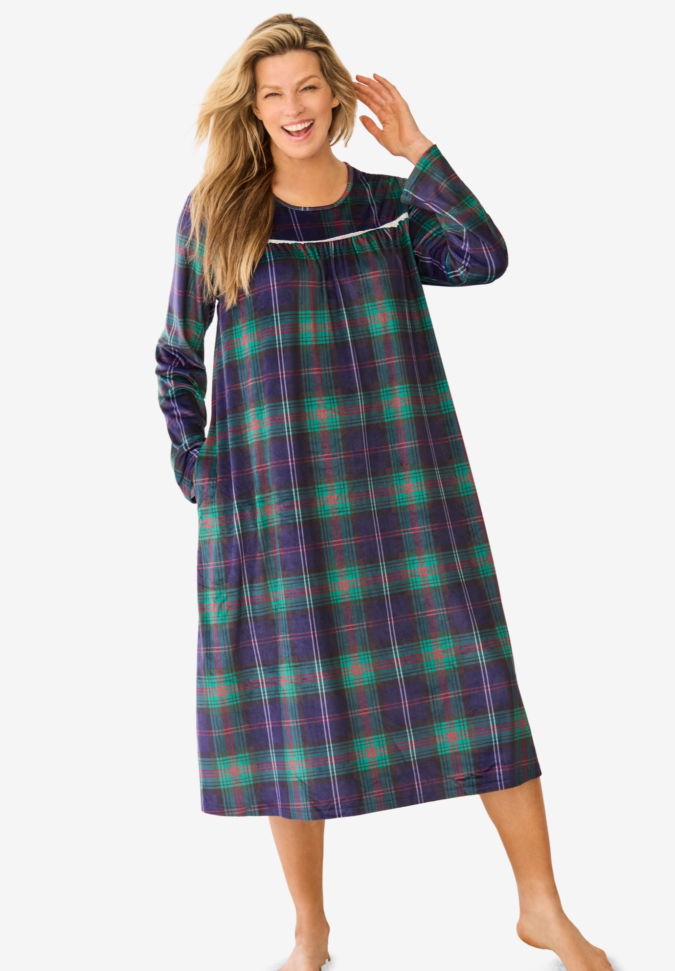 Only Necessities&reg; Velour Gown image number 0