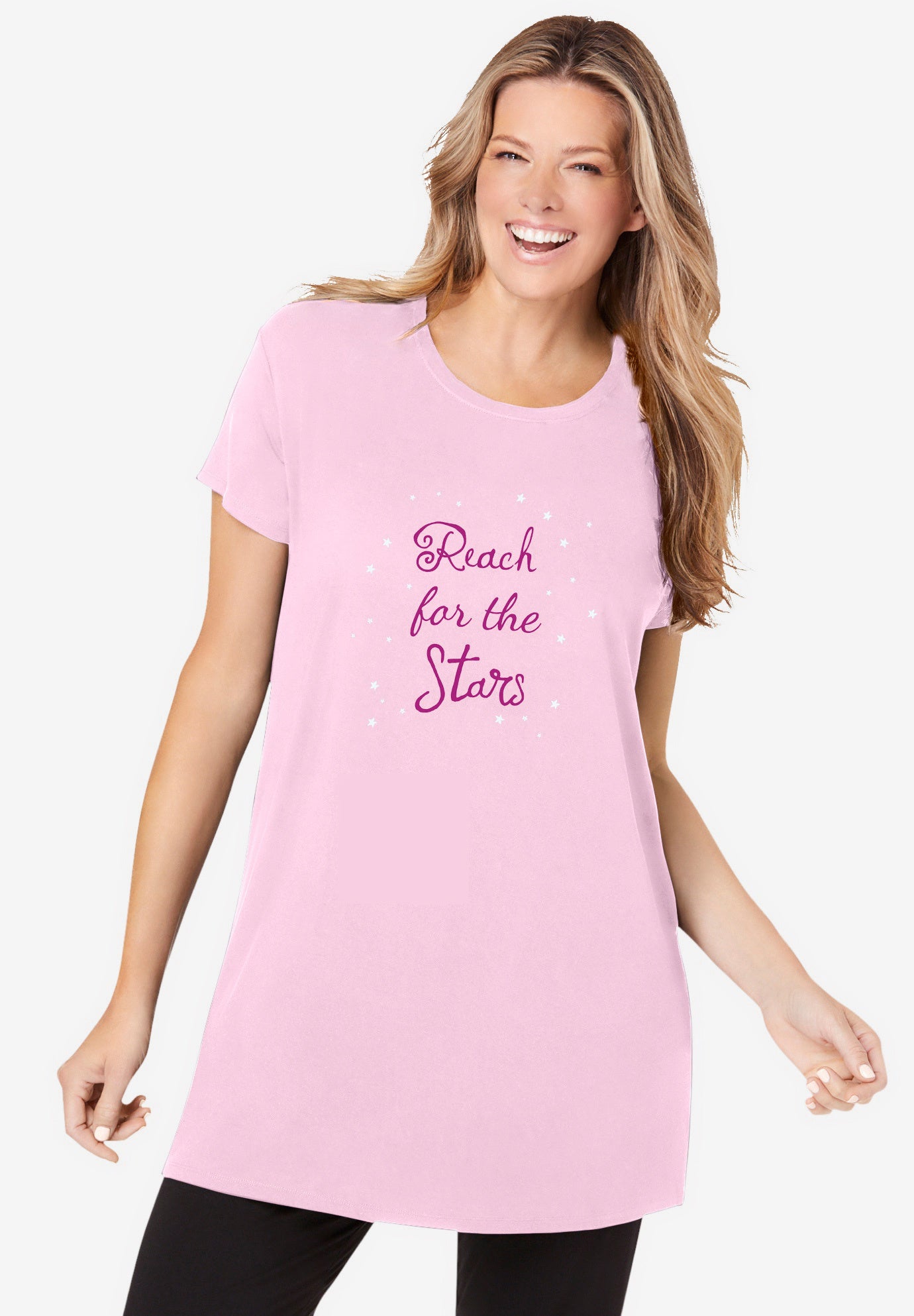 Soft PJ Tunic Tee image number 0