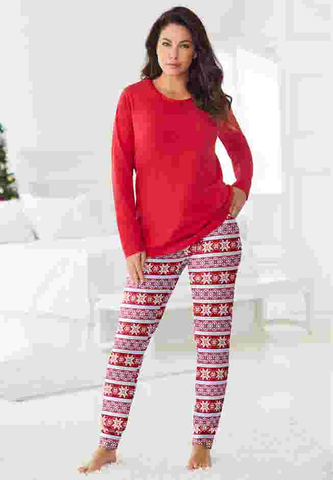 Satin Trim Sleep Tee image number 6