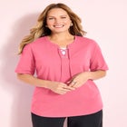 Suprema&reg; Lace-Up Tee image number null