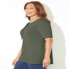 Suprema® Lace-Up Tee image number null