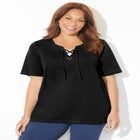 Suprema&reg; Lace-Up Tee image number null