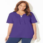 Suprema&reg; Lace-Up Tee image number null