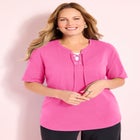 Suprema&reg; Lace-Up Tee image number null