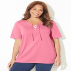 Suprema&reg; Lace-Up Tee image number null