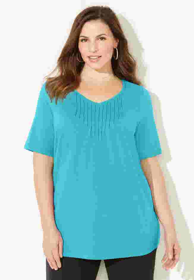 Suprema® Pintuck Tee image number 0