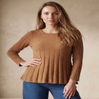 Chevron Fit & Flare Sweater image number 0