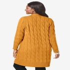 Cable Duster Sweater image number null