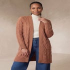 Cable Duster Sweater image number null