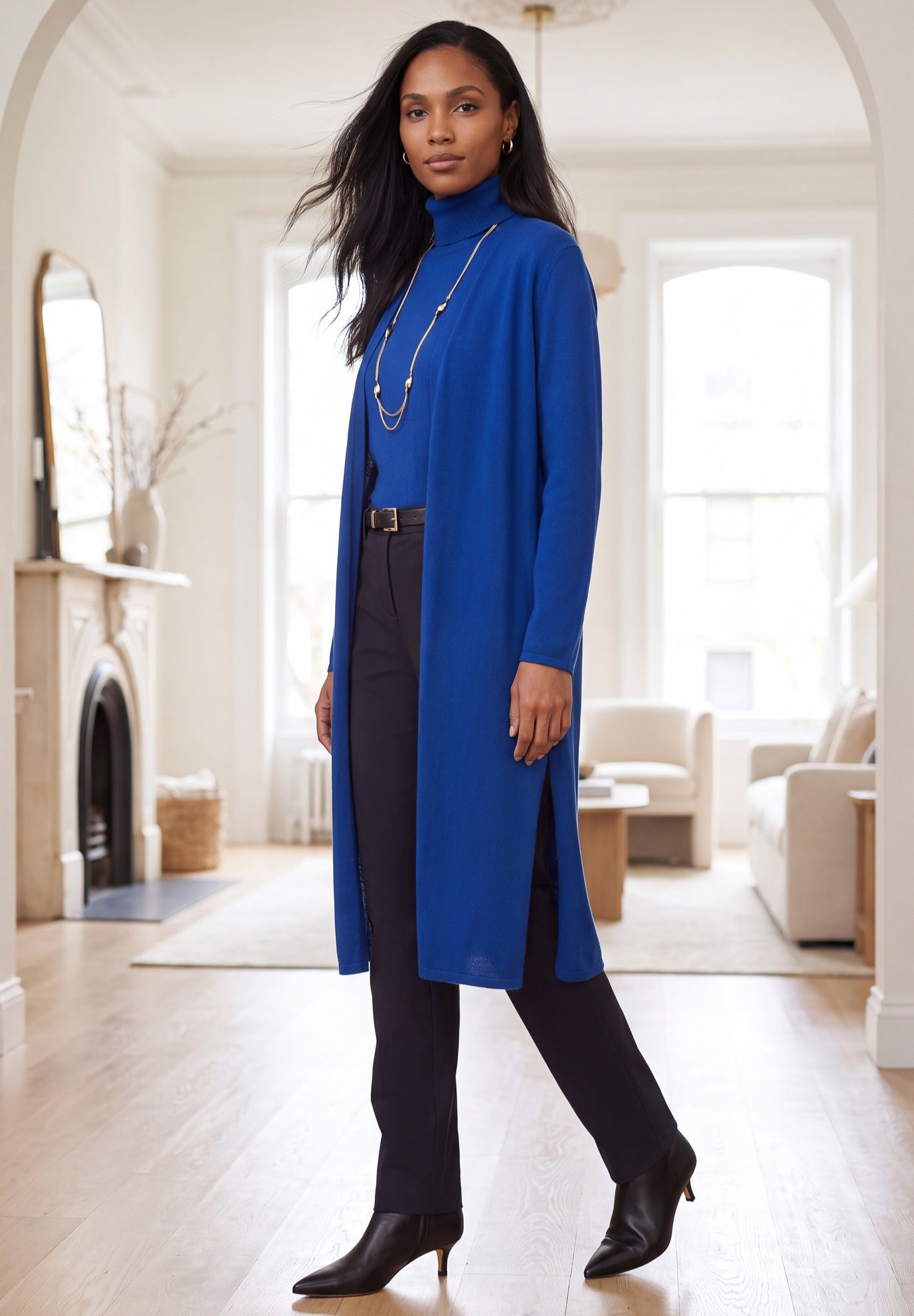 Carefree Cashmere Duster Sweater image number 2