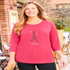 Glitter Graphic Tee image number null