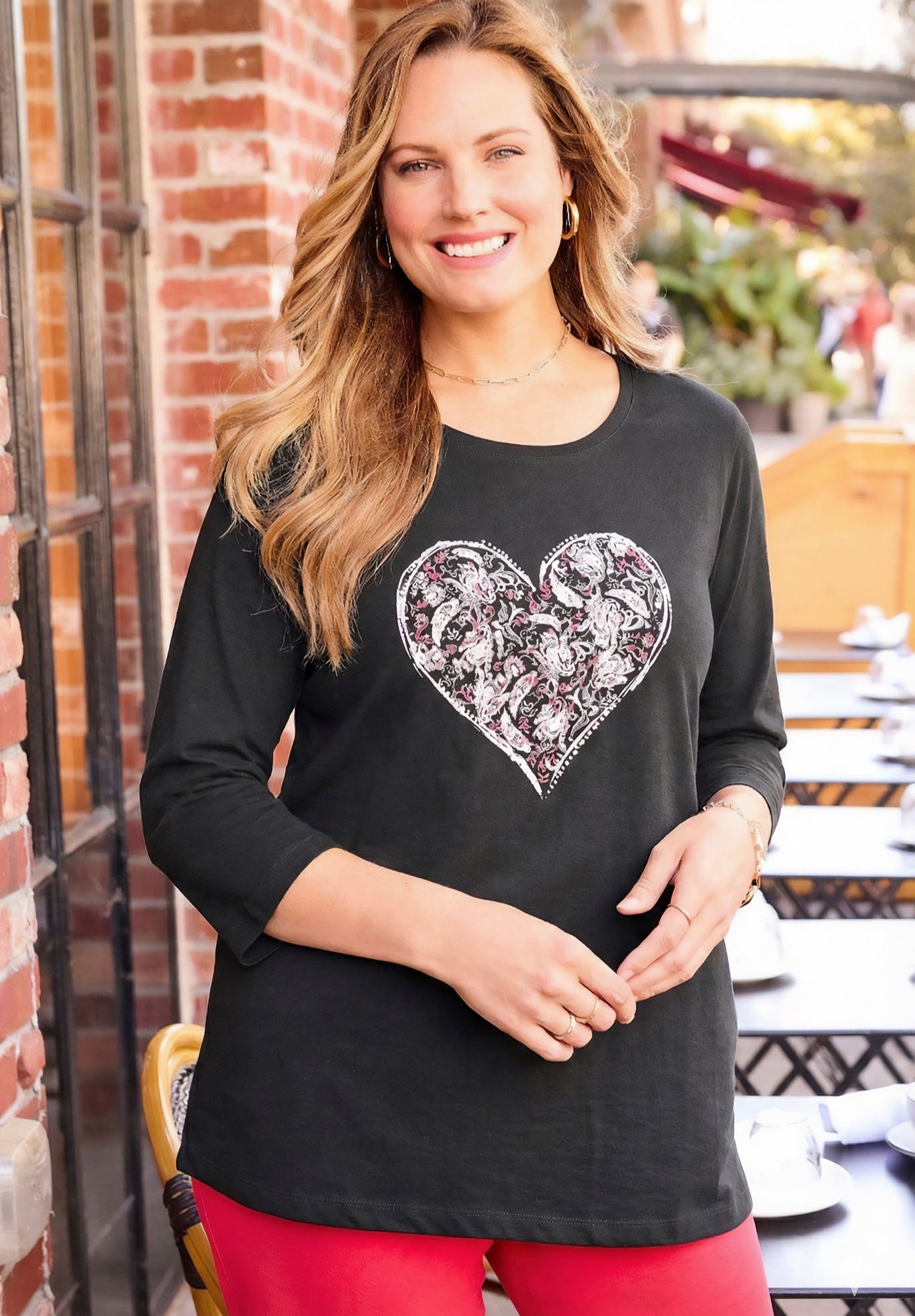 Glitter Graphic Tee image number 0