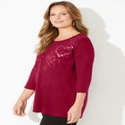 Glitter Graphic Tee image number null