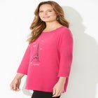 Glitter Graphic Tee image number null