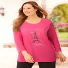 Glitter Graphic Tee image number null