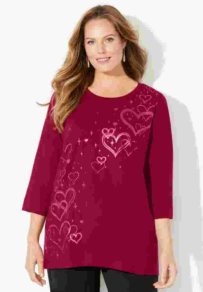 Glitter Graphic Tee image number 0