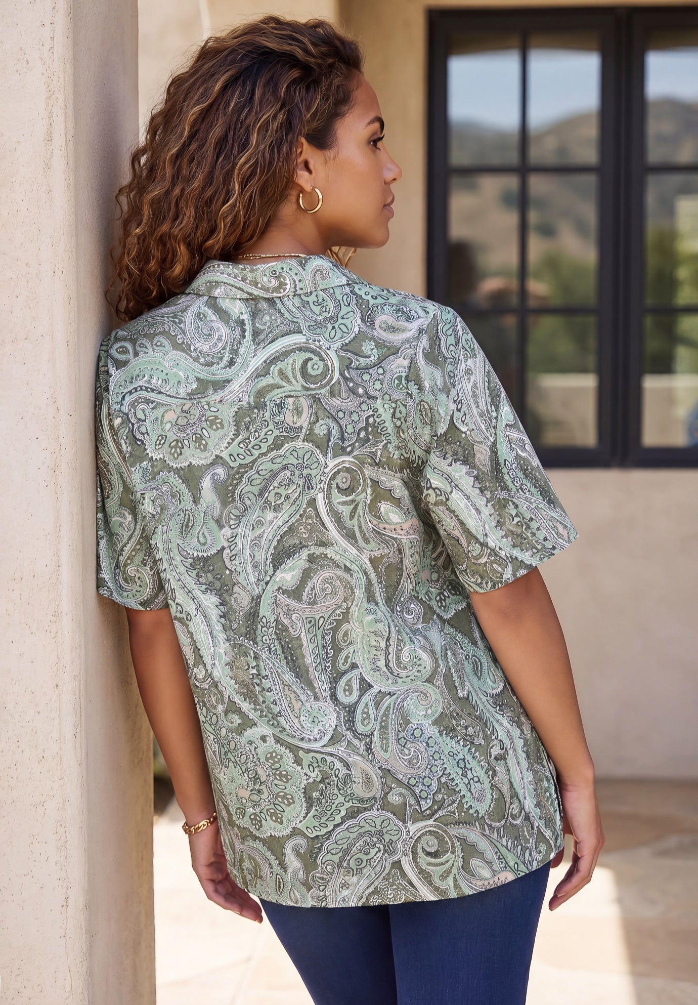 Timeless Short Sleeve Blouse image number 1