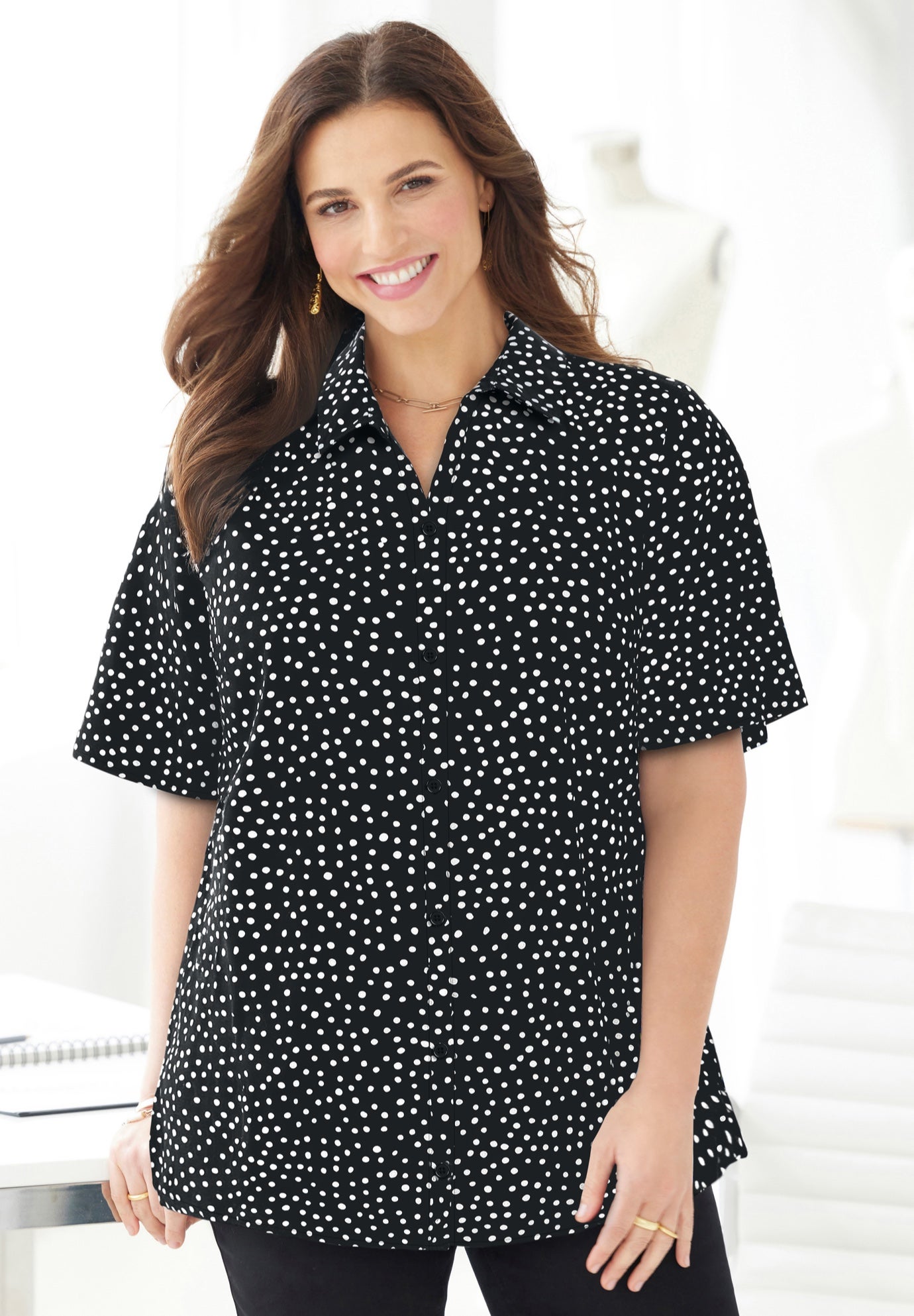 Timeless Short Sleeve Blouse image number 0