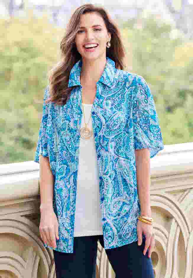 Timeless Short Sleeve Blouse image number 0