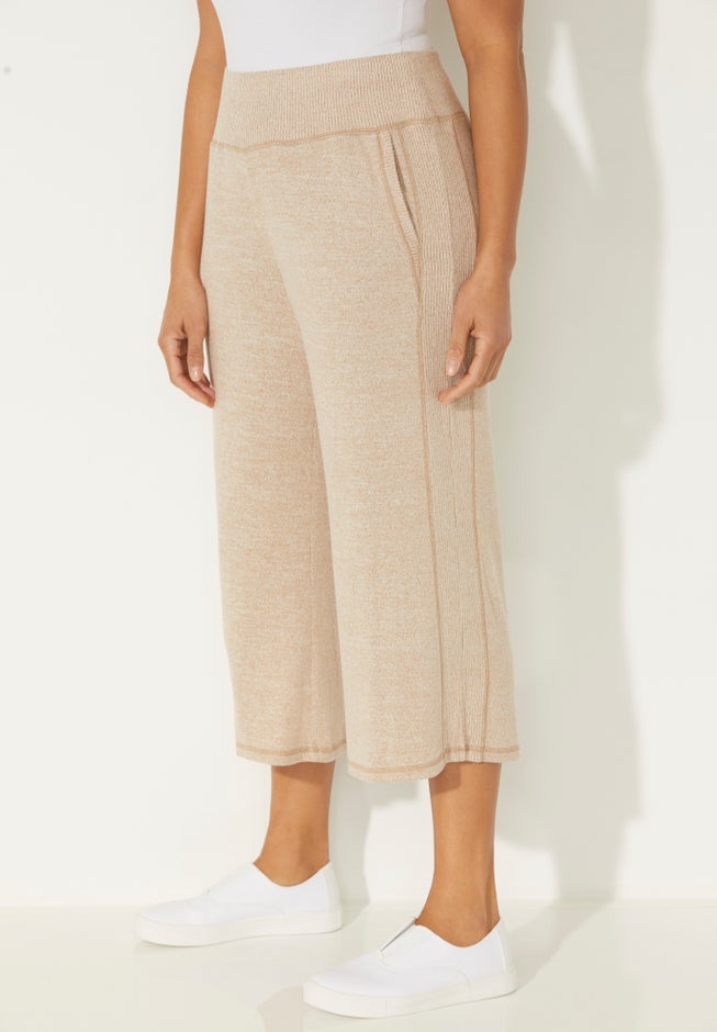 Impossibly Soft Wide Leg Capri image number 2