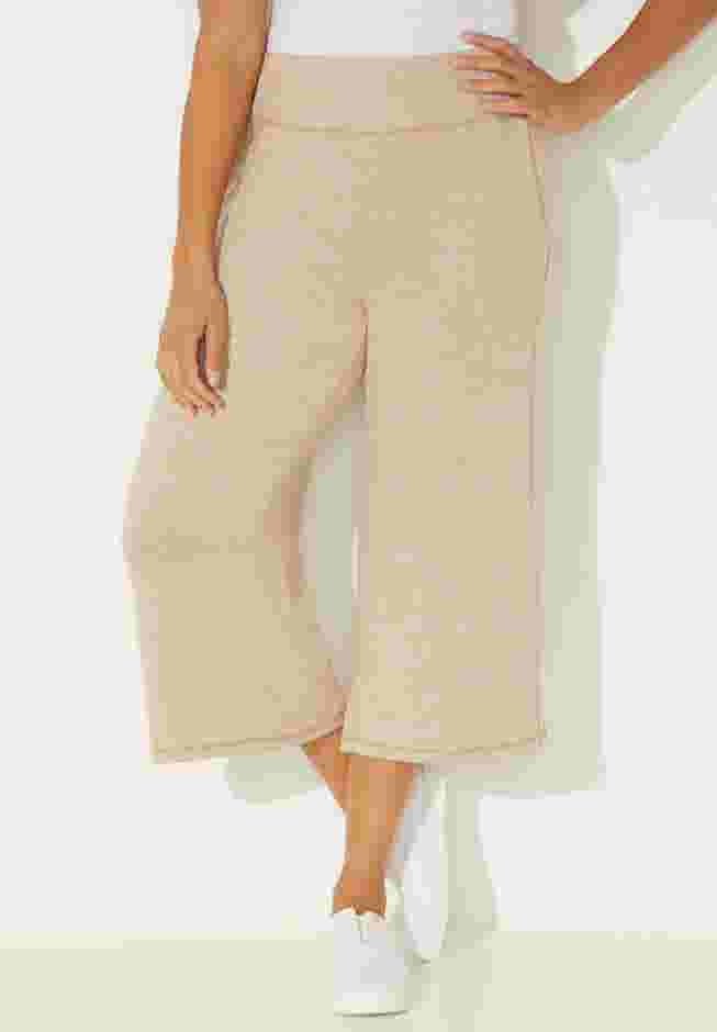Impossibly Soft Wide Leg Capri image number 0