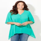 Fresh Angle Buttonfront Blouse image number null