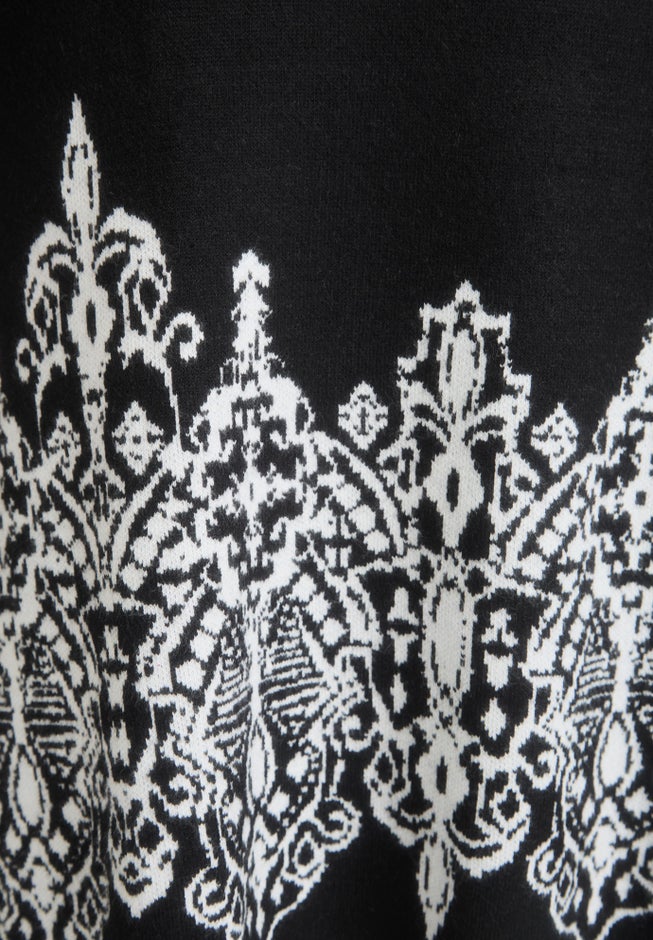 Jacquard Sweater Dress image number null