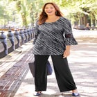 Dream Drape Bella Crochet Trim Top image number null