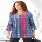 Dream Drape Bella Crochet Trim Top image number null